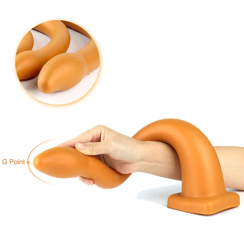 Super Long Silicone Anal Plug Dildo Anus Backyard Anal G Spot Prostata Massage Butt Plug Sex Toys For Woman Men Gay Butt Plug 2