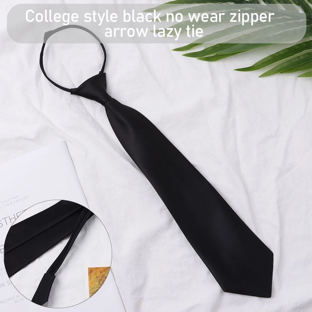 Corbata estrecha para cuello, corbata negra, de ropa|Corbatas y pañuelos de mujer| - AliExpress
