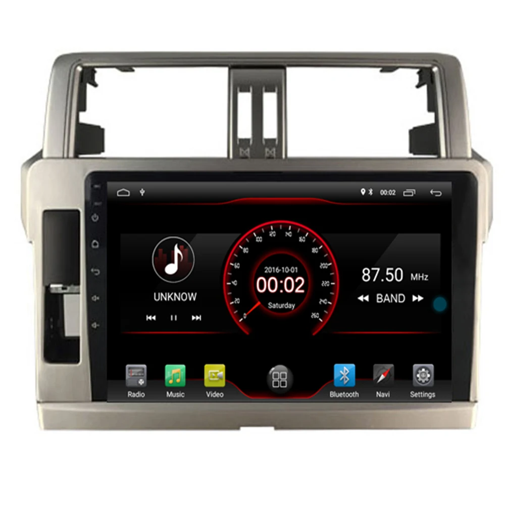 Автомагнитола 2 din 10 дюйма android DVD-плеер для Toyota PRADO 150 2014-2019 стерео BT USB камера 3G |