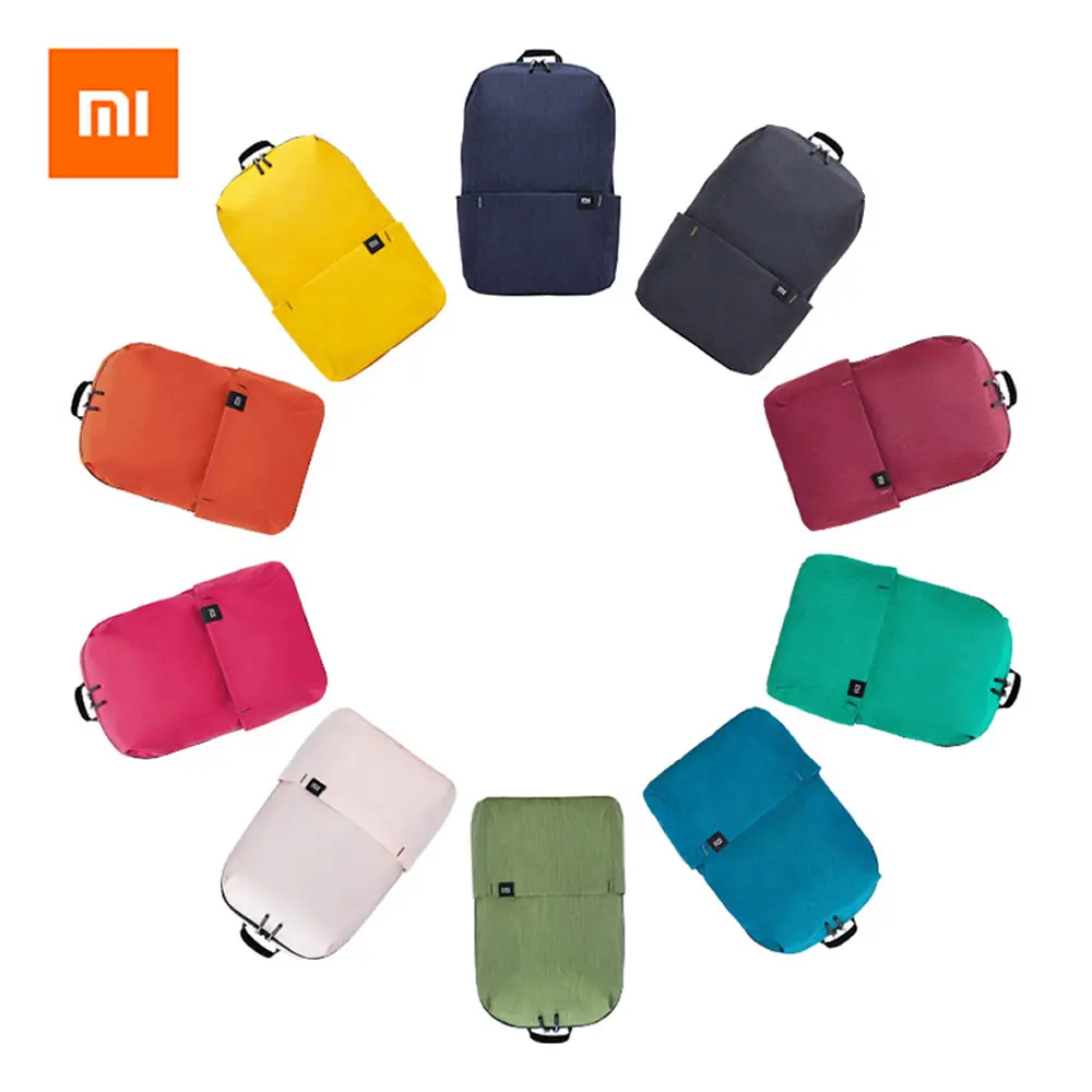 Оригинальный рюкзак Xiaomi Mi 7 л/10 л/15 л/20 л водонепроницаемый красочный Повседневный
