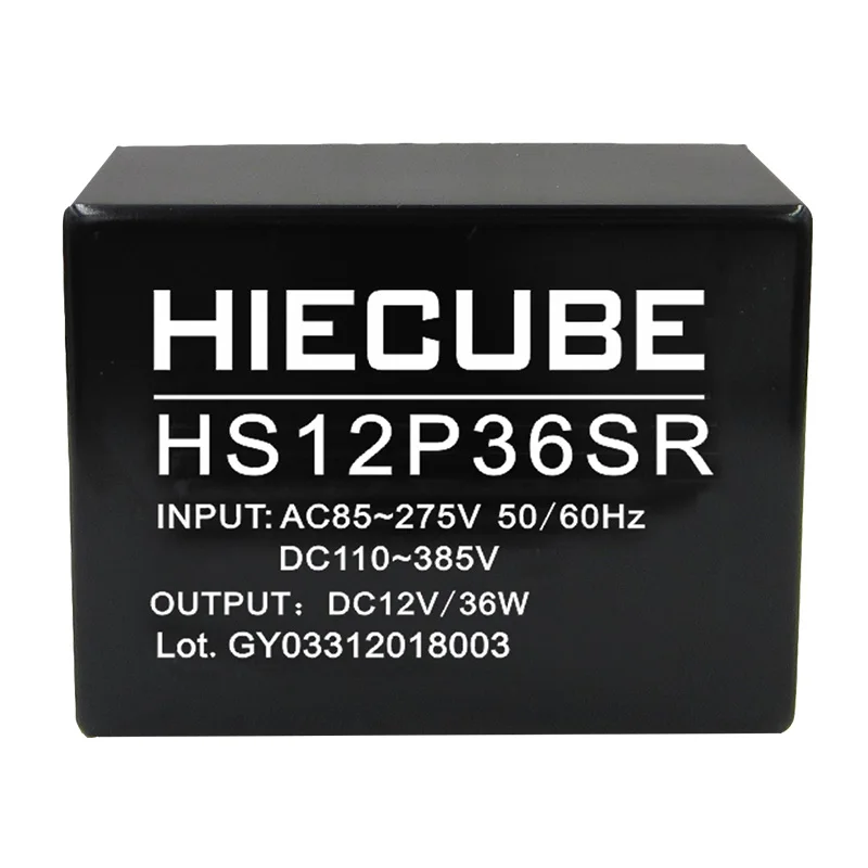 AC-DC, модуль источника питания с 220v постоянного тока до 12V3A(9V15V24V) 36 Вт импульсный источник питания светодиодного табло HS12P36SR