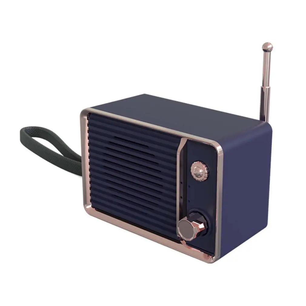 DW01 аудио портативный Перезаряжаемый Мини громкоговоритель в стиле ретро HIFI Звук USB милый беспроводной стерео сабвуфер тяжелый бас