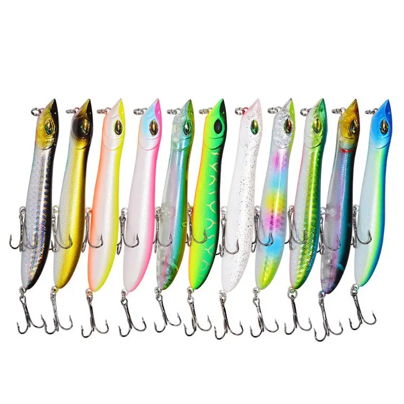 

Fishing Lure Bionic Snake Head Lures Hard Bait Artificial Surface Baits with Hook Triangular Barb Fishing Accessories