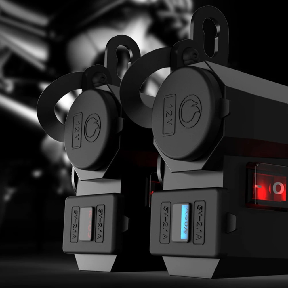 Мотоцикл с двумя usb-портами, прикуриватель для сигарет, зарядное устройство для быстрой зарядки телефона, адаптер для камеры, зарядное устройство carros, аксессуары