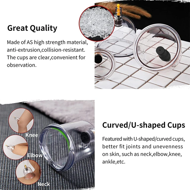 Cupping Therapy Set Vacuum Cupping Tool Breast Enlargement Pump