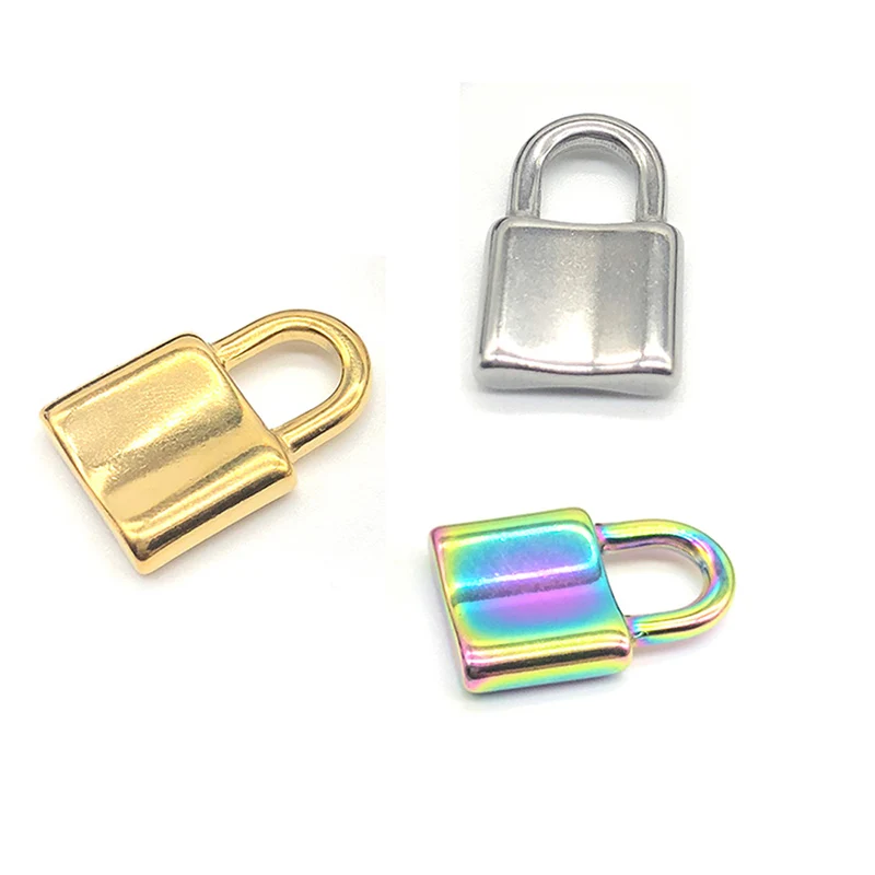 Stainless Steel Jewelry Making Lock Charm Jewelry Making Jewelry