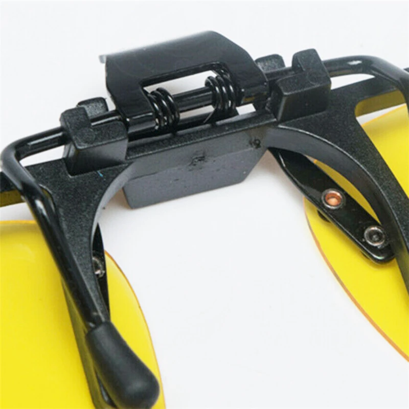 Clip-auf Polarisierte Tag Nacht Vision Flip-up Len Auto Fahrer Anti UVA UVB Polarisierte Sonnenbrille Brille Anti-Glare Gläser Clip Unis – Detail 9