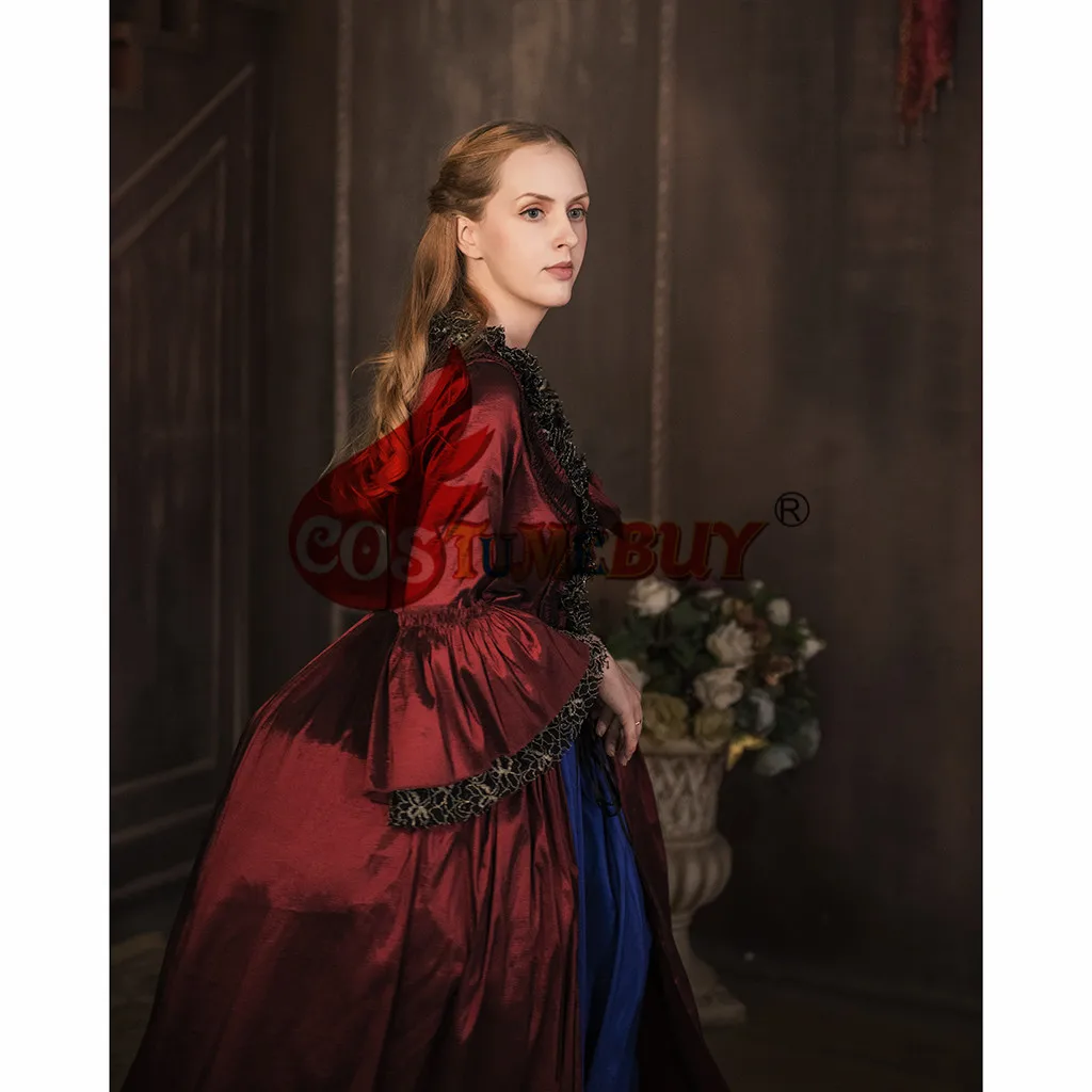Costumebuy викторианская Мария Антуанетта рококо бальное платье 18 век Антуанетта барокко Маскарад женское платье королевы на заказ