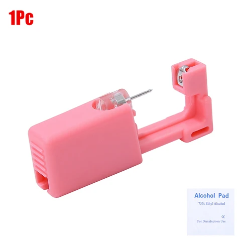 Ear Piercing Gun Tool Set 98pcs Ear Studs Steel Ear Nose Navel Body Piercing Gun Unit Tool Kit Safety Pierce Tool