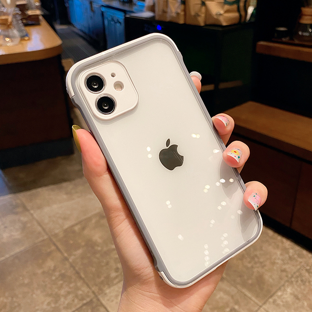 Shockproof Phone Case For iphone 13 11 12 Pro Max Lens Protection Cases On iphone XR XS Max X 7 8 Plus Back Cover Bumper