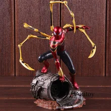 Marvel Мстители Бесконечная война Фигурка Человека-паука Artfx Железный Человек-паук 1/10 масштаб фигурка Коллекционная модель игрушки