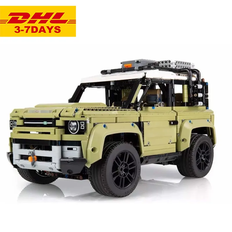 Technic Car Toys Compatible With 42110 Land Rover Defender Set Assembly Car Model Building Blocks Bricks Kid Christmas Toys