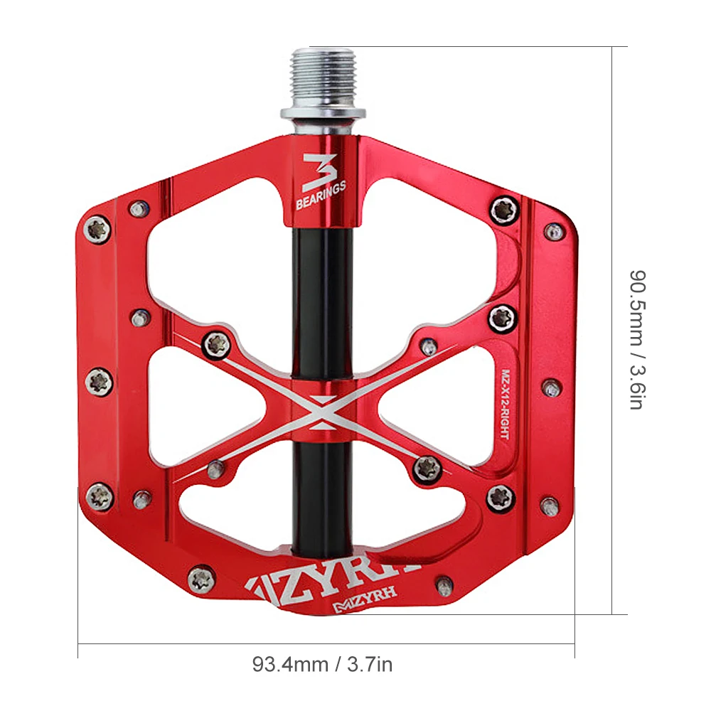

Hot New Flat Bike Pedals MTB Road 3 Sealed Bearings Bicycle Pedals Mountain Bike Pedals Wide Platform pedales bicicleta mtb acce