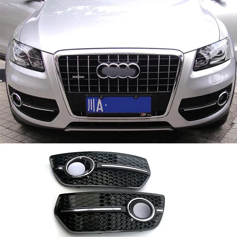 Черный Передний противотуманный гриль Q5 для Audi Hatchback 2008 2013 не SQ5 RSQ5|grille black|q5 front