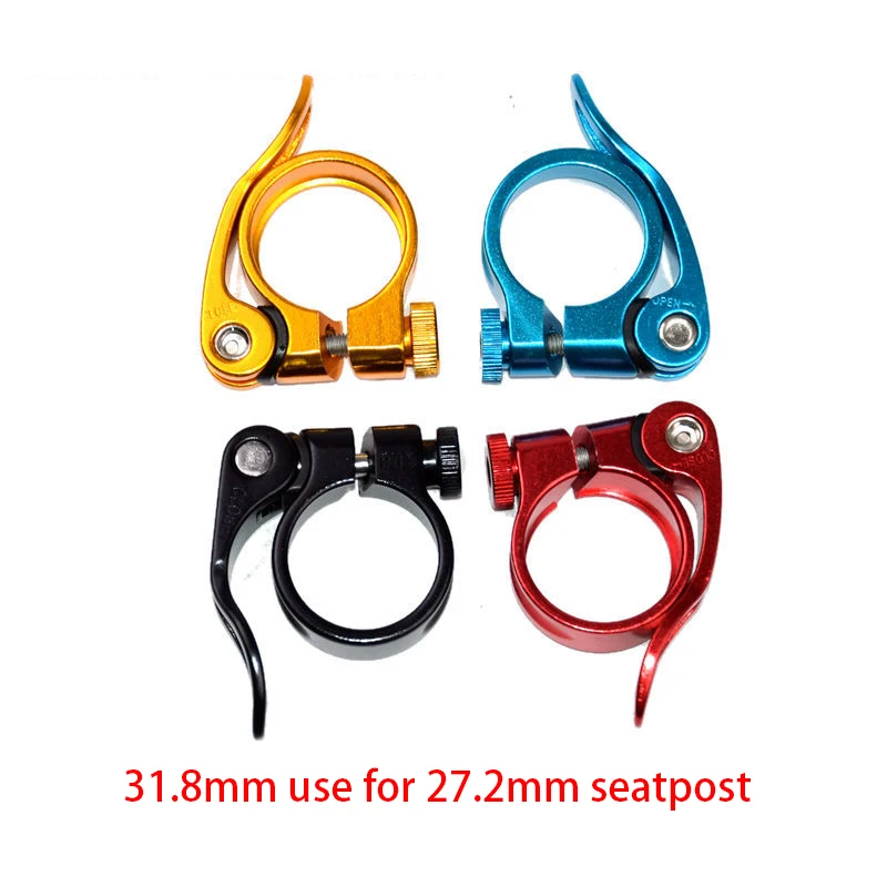 New Aluminum Alloy Bike Seatpost Clamp Bicycle Seat Clamp With Quick