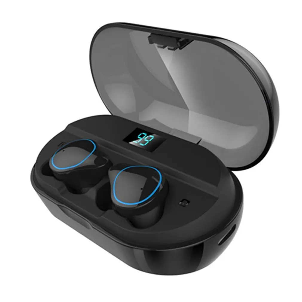 IPX7 водонепроницаемый 4000 мАч светодиодный дисплей X10 TWS Bluetooth V5.0 в ухо спортивные 3D стерео беспроводные наушники