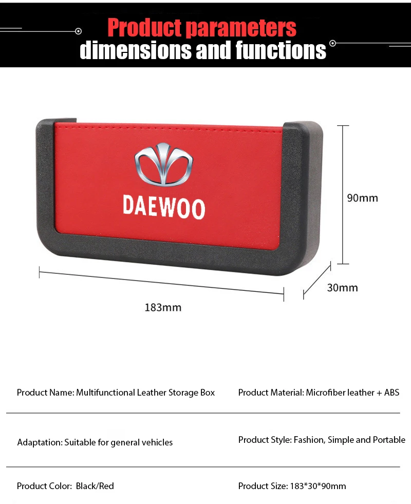 CLISPEED Boîte De Rangement Pour Siège Auto Organisateur De Rangement