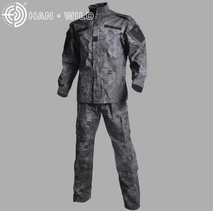 Мультикам Тактический Ghillie костюм камуфляжная охотничья одежда рубашка+ брюки Военная армейская одежда уличная страйкбол Пейнтбольная одежда - Цвет: 04