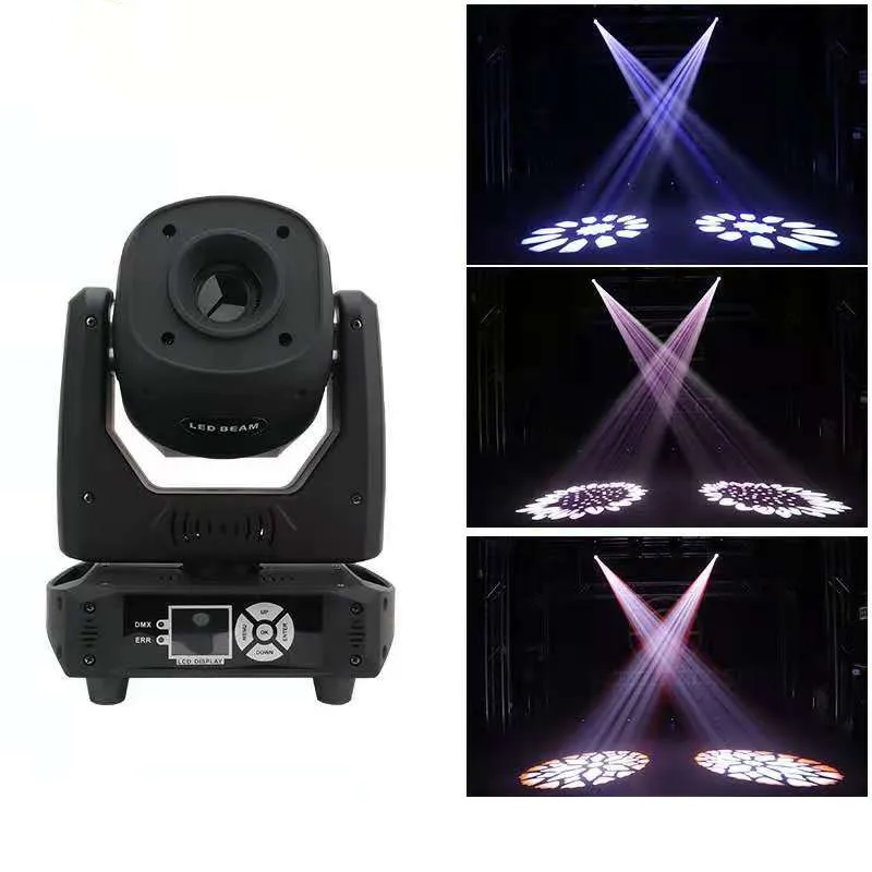 

Moving Head 100W Led Dj Spot Quad 5 Face Prism Projector Stage Light Professional Disco Wedding Party Show Lighting