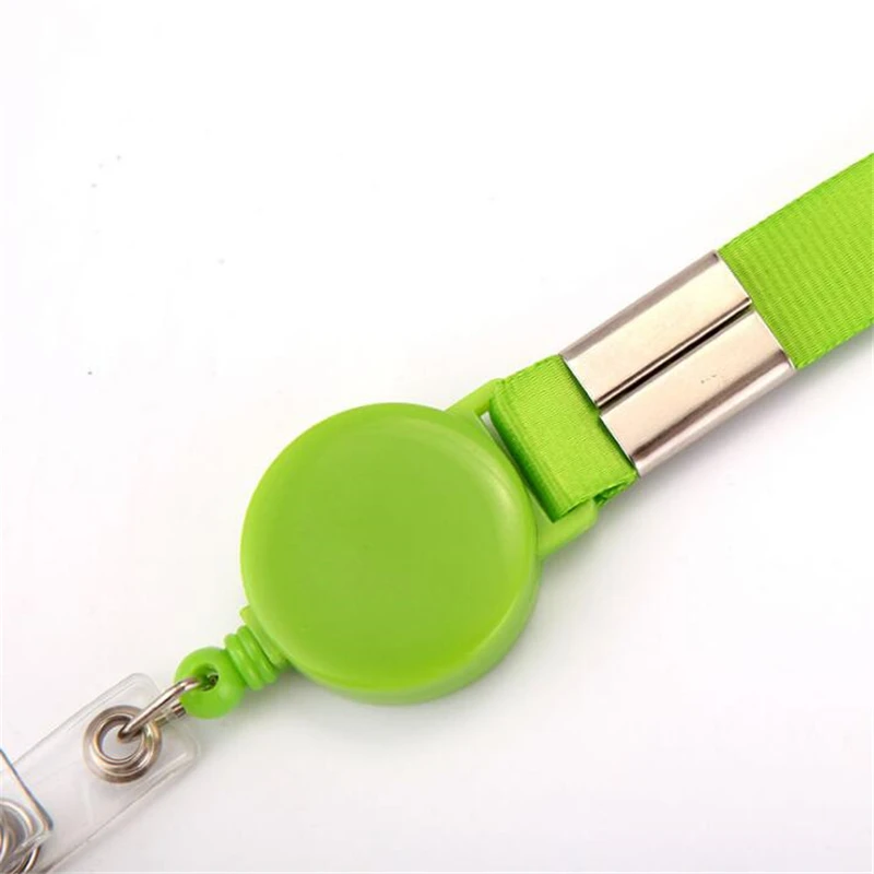 1 шт. разные цвета выдвижной шнурок на шею держатель для бейджа Держатель