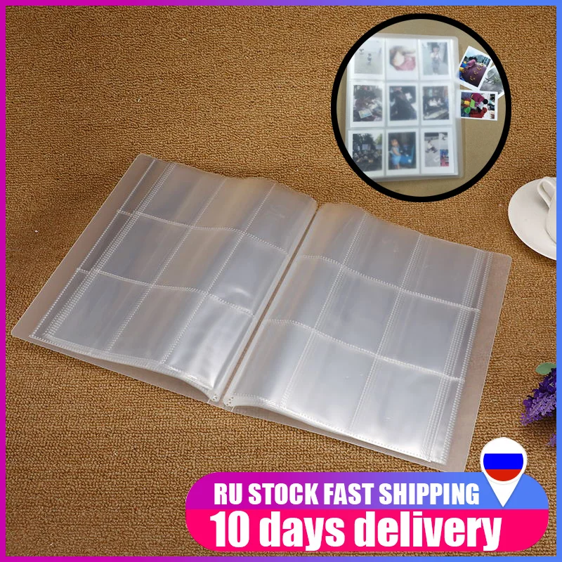 Фотоальбом 288 карманов 3 дюйма прозрачная пленка для Fujifilm Instax Mini 9 8 7s 25 70 90
