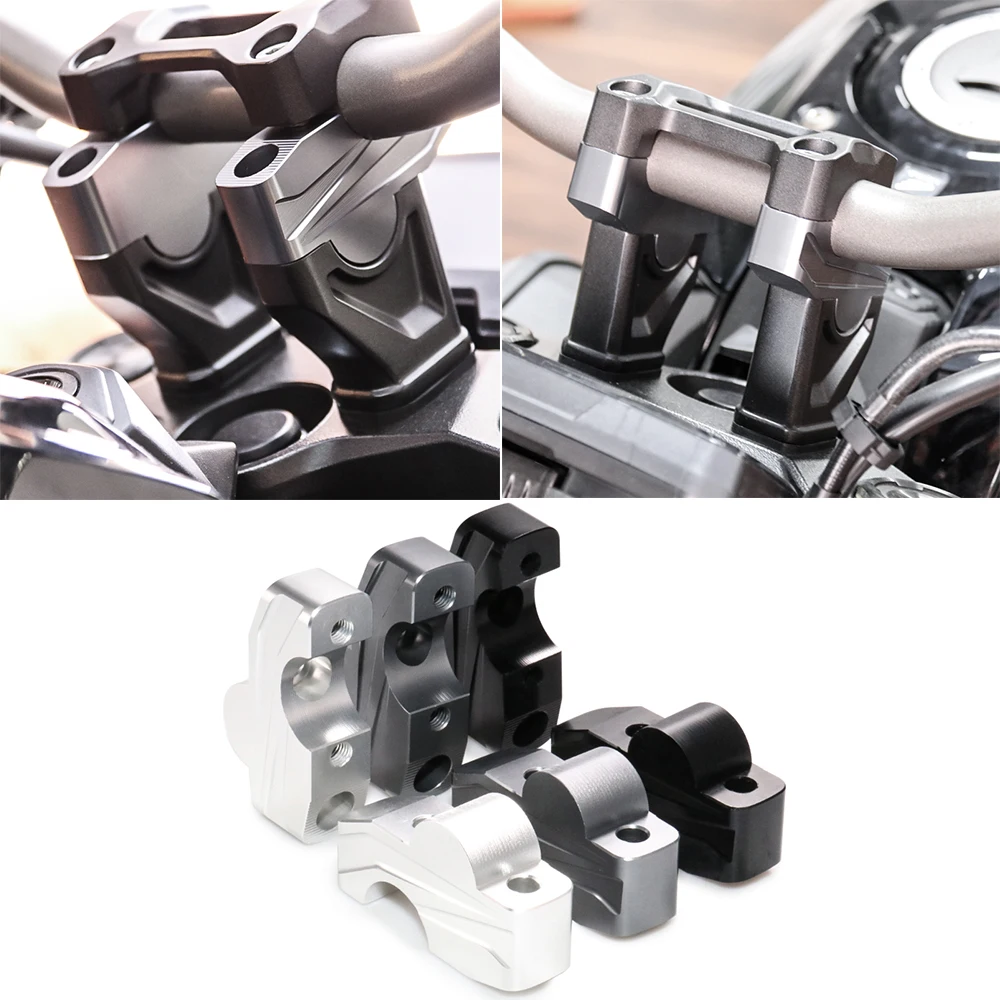 Зажим для руля мотоцикла HONDA CB650R CB1000R CRF1000L CRF1100L CRF 1100L CB 650R черный/серебристый |