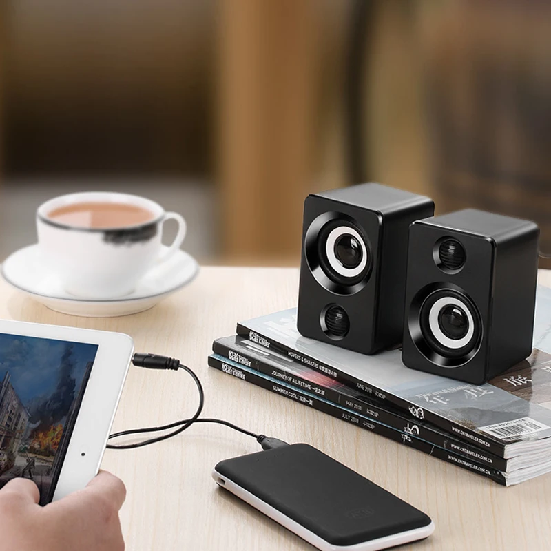 USB динамик мини портативный динамик с HD аудио сильная совместимость для ноутбука Настольный компьютер IJS998