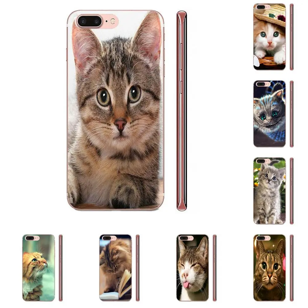 TPU Soft Phone Cover Case For Galaxy Grand A3 A5 A7 A8 A9 A9S On5 On7 Plus Pro Star 2015 2016 2017 2018 Cat Avatar Fashion | Мобильные