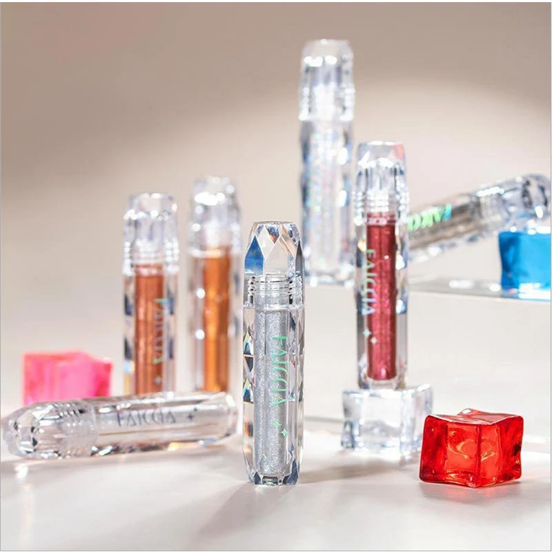 Beauty LIquid Eye shadow Pearl light Flash film Brilliant Pearl light Highlight Flash Lying silkworm juice makeup pallete