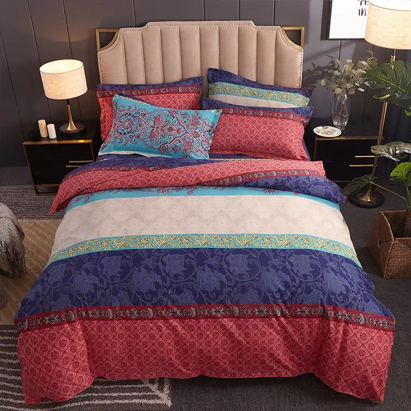 Brushed Cotton Bedding Set 4 Pcs Luxury Bedding Store