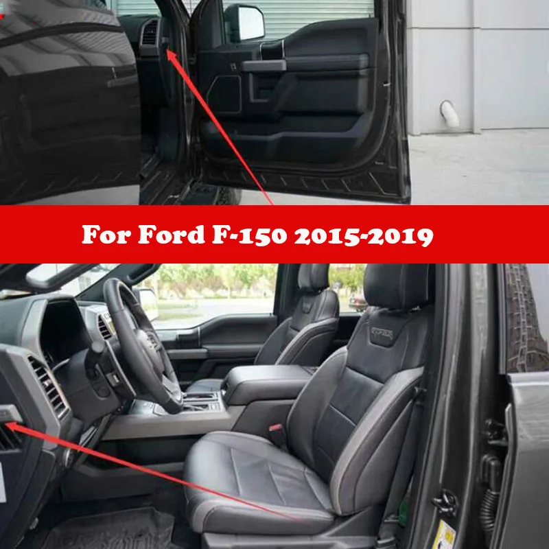 Автомобильный Стайлинг для Ford F150 F-150- аксессуары внутренняя отделка дверей крышка отделка боковой знак автомобильный аксессуар наклейка