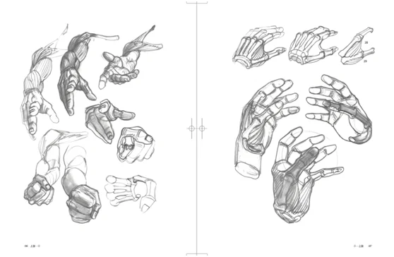 Compreensão de Forma Base de Arte Humana Zero Fina Iniciante Auto-estudo Livro Arte Pintura Esboço 7 Compreensão de forma humana zero base de