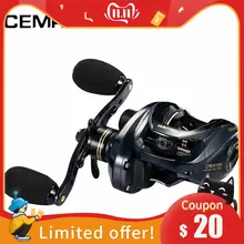 CEMREO Рыболовная катушка для baitcasing Megnetic тормоз соленой воды 8 кг Макс Драг высокая скорость 7,2: 1 Рыболовная катушка 13+ 1BB 12,8 г катушка Графен