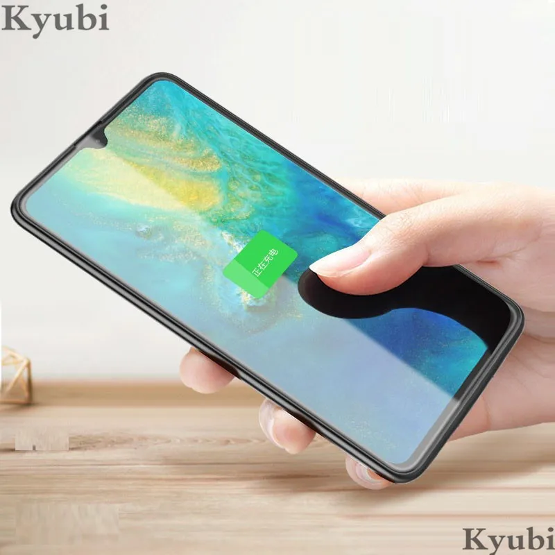 Для huawei mate 20X чехол для зарядного устройства 6000 мАч Внешний портативный беспроводной зарядный чехол для huawei mate 20X роскошный 2 в 1