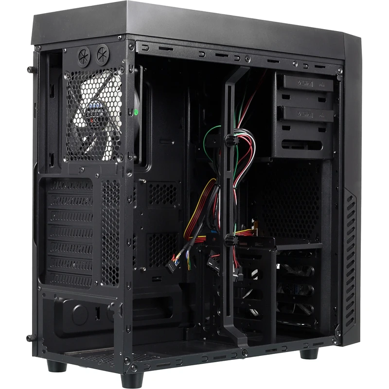 Корпус Zalman R1 черный без БП ATX 1x80mm 1x92mm 3x120mm 2xUSB2.0 1xUSB3.0 audio door bott PSU