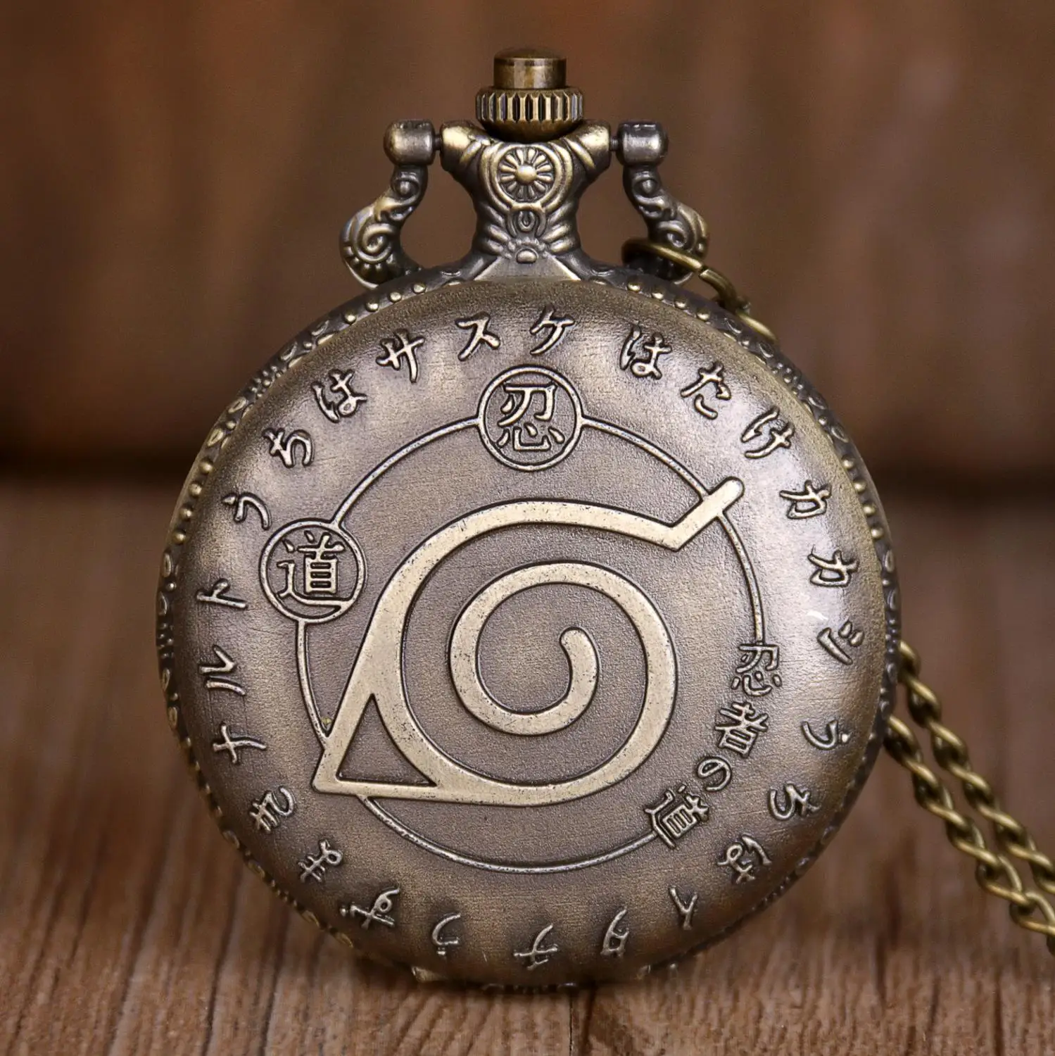 

Japan Cartoon Naruto Watch Naruto QuartzPocket Watch Ninja Relojes Mujer Watch Necklace Best Gift For Children