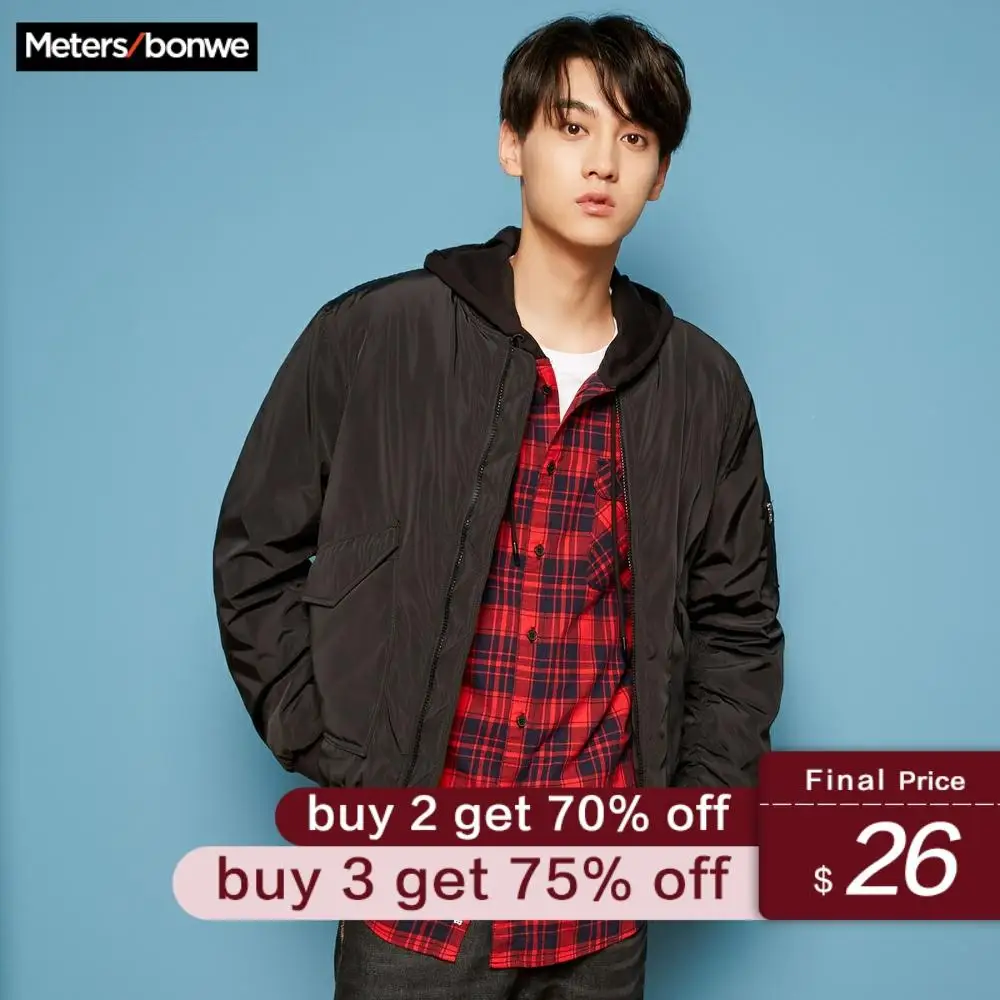 

Metersbonwe Disney Joint Winter Padded coat men's trend casual of the handsome Baseball cotton clothing youth jacket