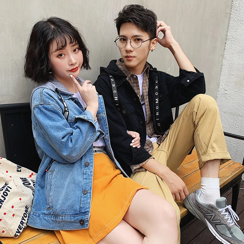 

Japanese Korean Couples Coat 8033