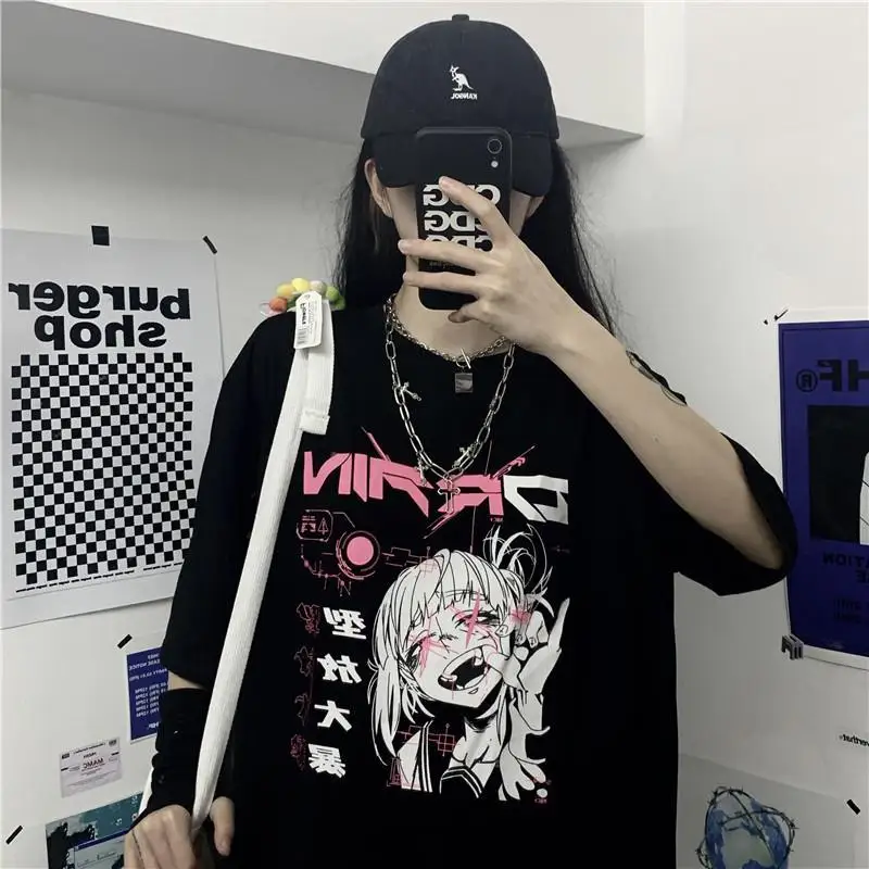 FREE SHIPPING Japanese Harajuku T-shirt Print JKP4440