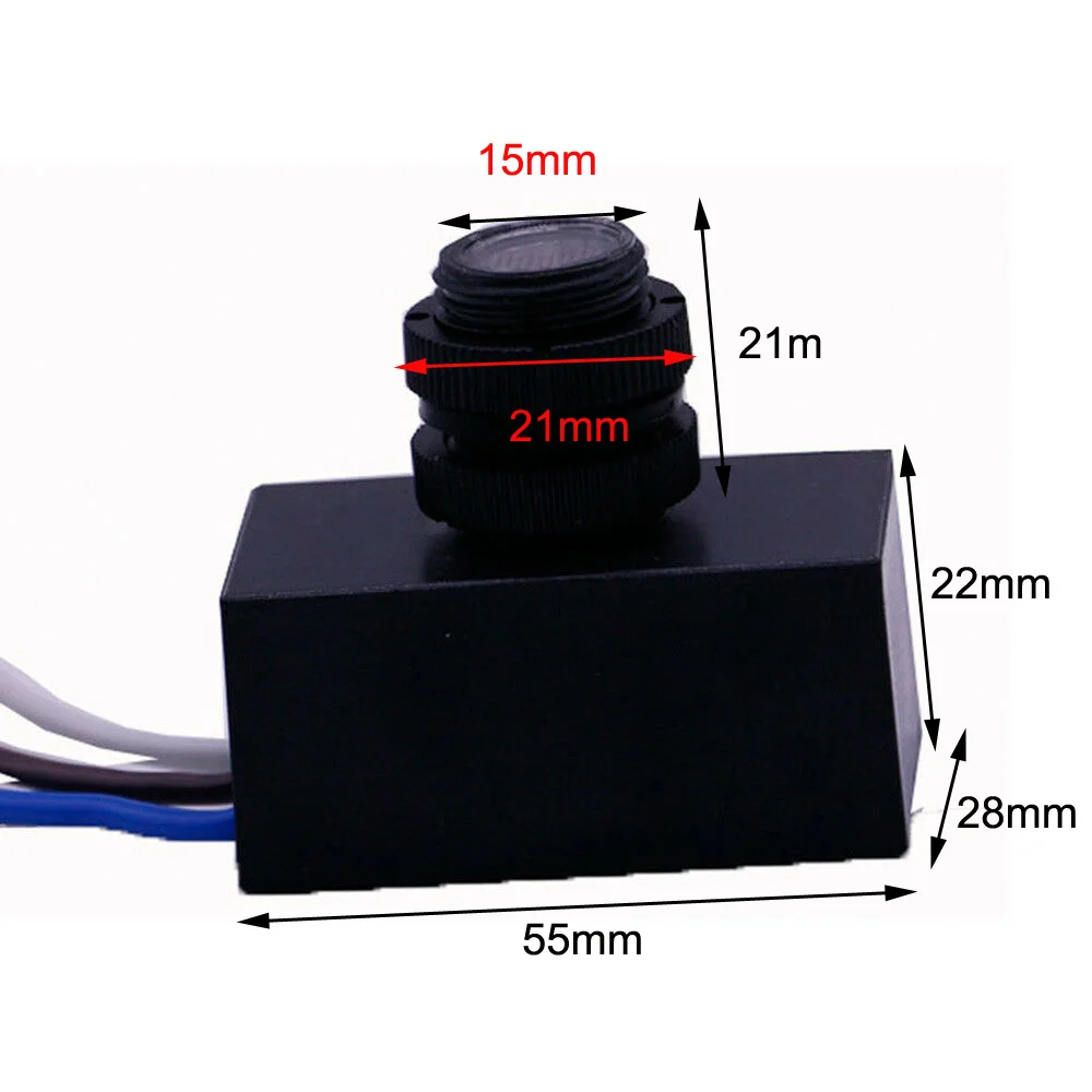 Датчик управления Фото переключатель AC110-240V 50~ 60 Гц 3,0 Ампер фотоэлектрический энергосберегающий светильник