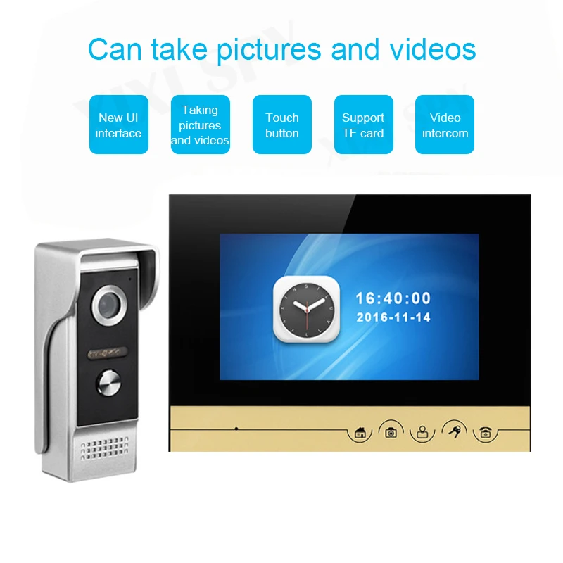 

Intercom video doorbell video-eye intercoms for a private house video call home intercom video goalkeeper video Video entryphone