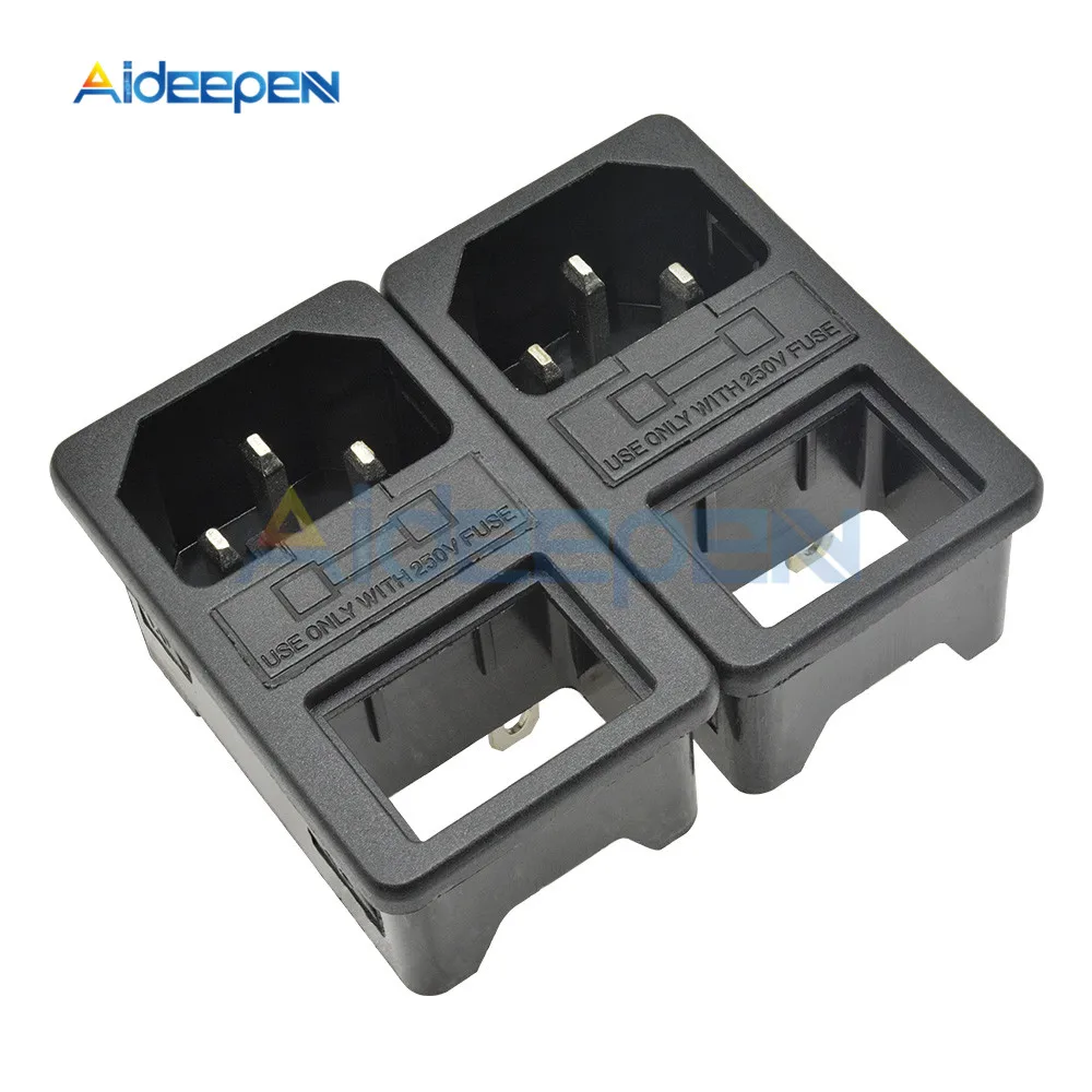 AC-01 AC 250V 10A IEC320 C14 шнур питания на входе адаптер питания от сети оснастки Тип Медный сердечник розетка с предохранителем кулисный переключатель держатель