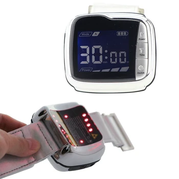 

LASTEK Multifunction Wrist Watch Pain Relief Rhinitis Pharyngitis Diabetics Hypertension LLLT Soft Laser Physical Therapy Device