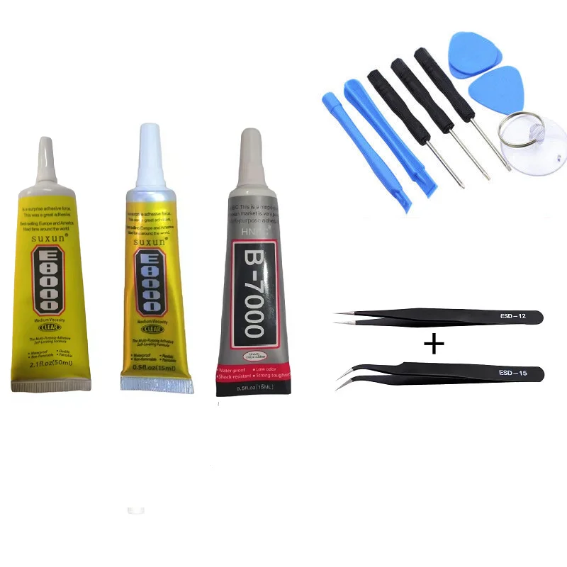 T8000 B7000 B6000 E8000 Glue Multi Purpose Adhesive Glass Touch Screen Cell Phone Repair + Opening Tools | Мобильные телефоны и