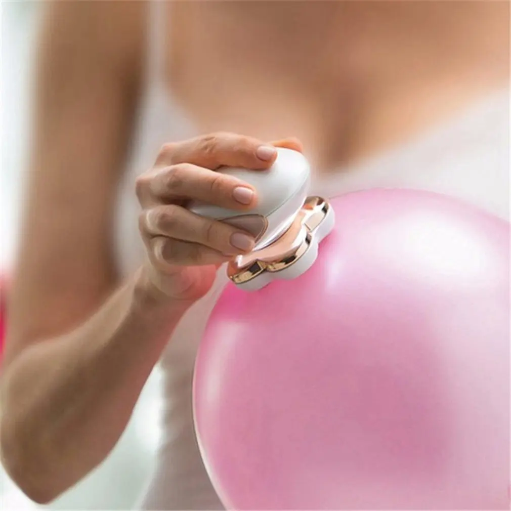 Stainless Steel Cutter Head Ladies Four-head Shaver 360-degree Rotating Shaver Four-head Electric Hair Removal Instrument