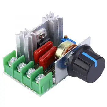 

DC Motor Speed Controller 5 Pcs Motor Speed Controller 50~220V AC 220V PWM Variable Speed Controller Dimmer Regulator 2000W