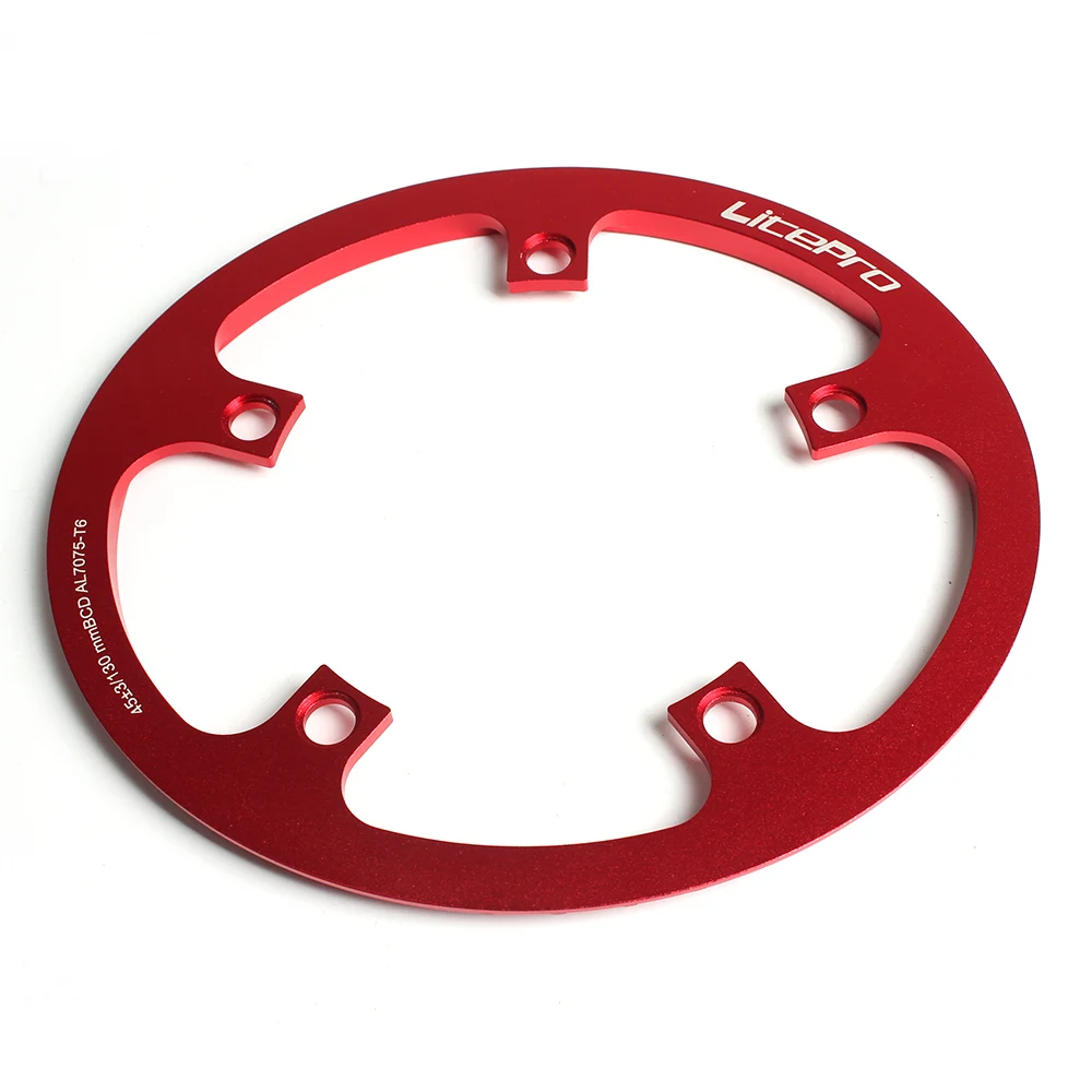

Cycling Parts Bike Bicycle Chainring Folding Bike Single Crank Ring Round Chain Ring BCD 130MM 5 Bolts Chainring 53T / 45T