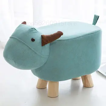 

Home fashion creative stool living room net red small bench lazy solid wood stool cute coffee table stool