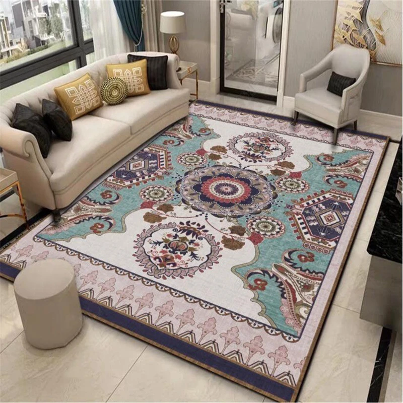 Персидский стиль ковер и ковер для гостиной спальни Ретро домашние декоративные ковры диван журнальный столик для кабинета нескользящий коврик для пола
