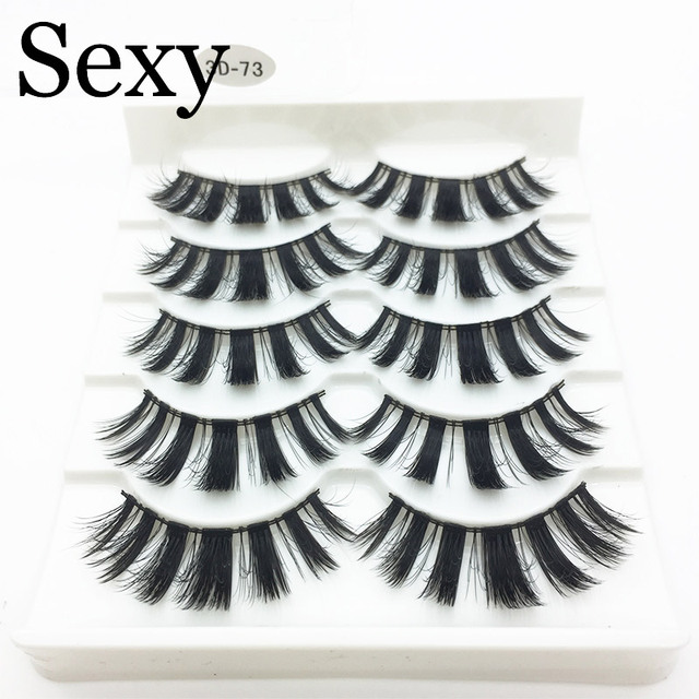 Pairs 3d mink hair false eyelashes natural Long Eye Lashes Wispy Makeup Extension Tools sexy mink eyelashes eye lashes cilios